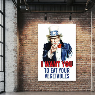 Póster Poster de la sala del almuerzo: Añade tu propio te