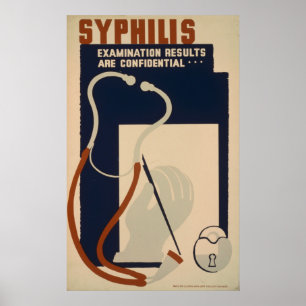 Póster Poster de la salud de WPA del vintage de la