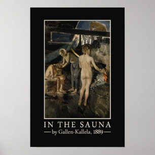 Póster Poster de la Sauna de Gallen-Kallela