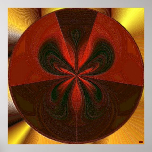 Póster Poster de la seda de la mañana (Frente)