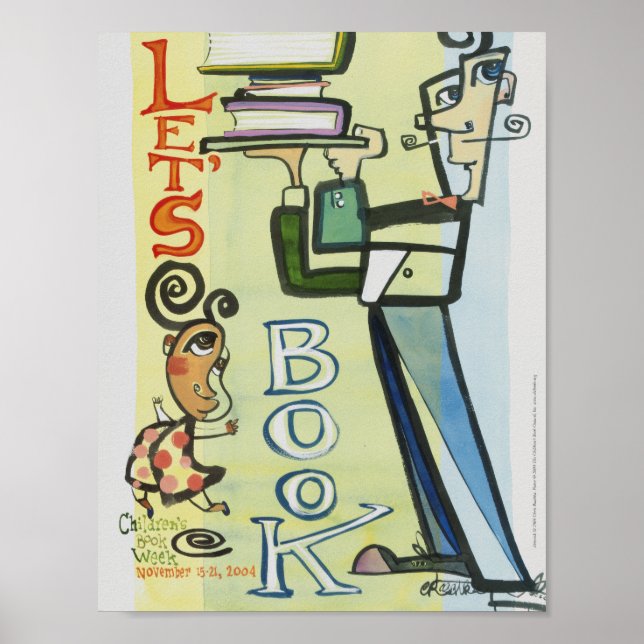 Póster poster de la Semana del Libro Infantil 2004 (Frente)