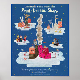 Póster poster de la Semana del Libro Infantil 2020