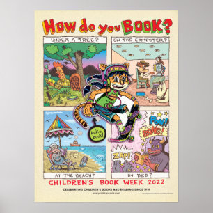 Póster poster de la Semana del Libro Infantil 2022