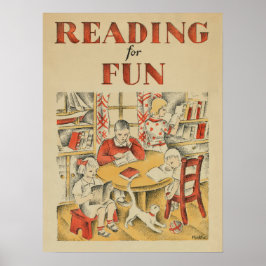 Póster poster de la Semana del Libro Infantil de 1935