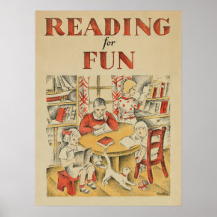 Póster poster de la Semana del Libro Infantil de 1935