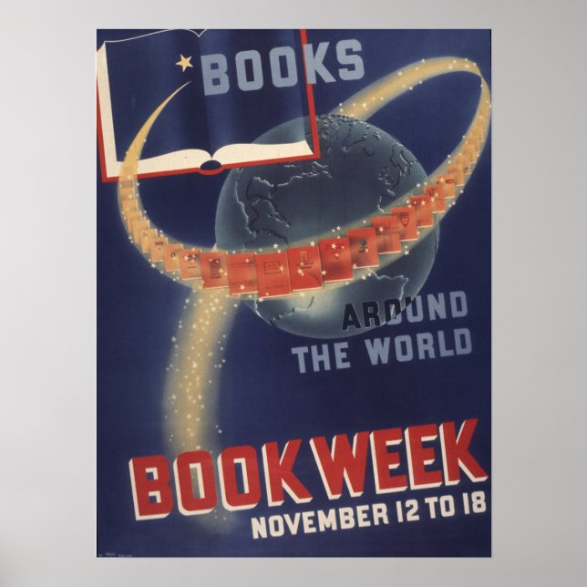 Póster poster de la Semana del Libro Infantil de 1939 (Frente)