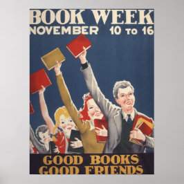 Póster poster de la Semana del Libro Infantil de 1940