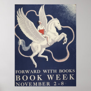 Póster poster de la Semana del Libro Infantil de 1941