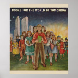 Póster poster de la Semana del Libro Infantil de 1947