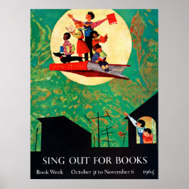 Póster poster de la Semana del Libro Infantil de 1965