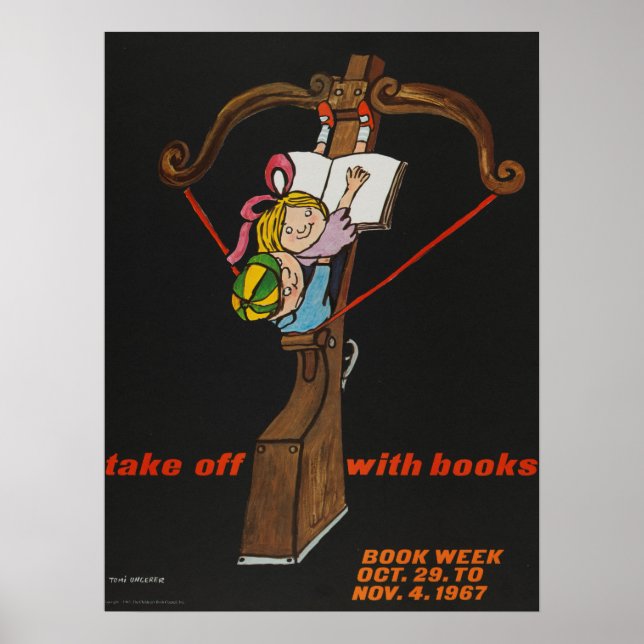 Póster poster de la Semana del Libro Infantil de 1967 (Frente)