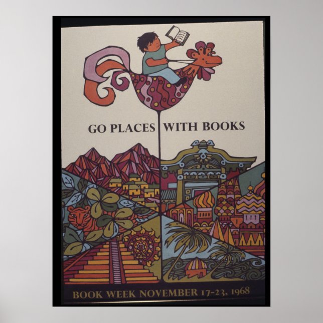 Póster poster de la Semana del Libro Infantil de 1968 (Frente)