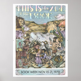 Póster poster de la Semana del Libro Infantil de 1970