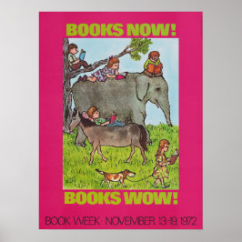 Póster poster de la Semana del Libro Infantil de 1972
