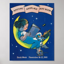 Póster poster de la Semana del Libro Infantil de 1981
