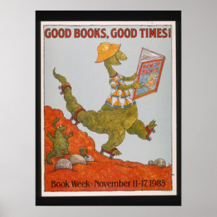 Póster poster de la Semana del Libro Infantil de 1985