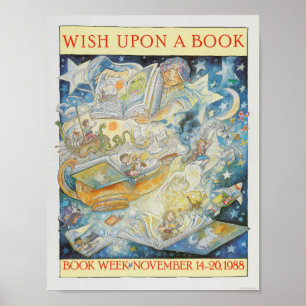 Póster poster de la Semana del Libro Infantil de 1988