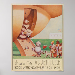 Póster poster de la Semana del Libro Infantil de 1993