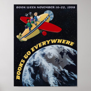 Póster poster de la Semana del Libro Infantil de 1998