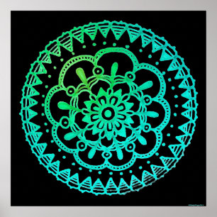 Póster Poster de la sensación del verano por Megaflora