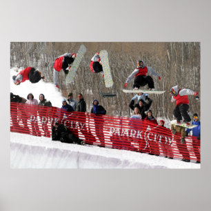 Póster Poster de la snowboard
