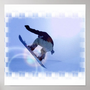 Póster Poster de la snowboard