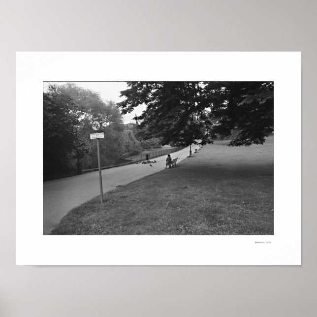 PÓSTER POSTER DE LA TARDE EN INGLÉS (Frente)