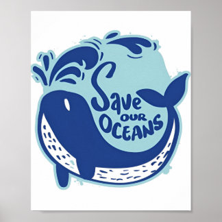 Póster Poster de la teoría de la pesca excesiva