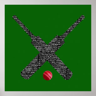 Póster poster de la tipografía del grillo