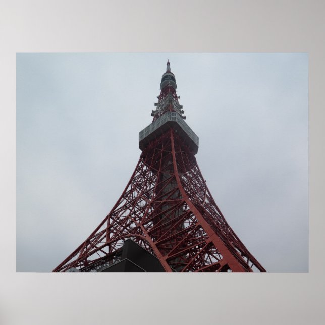 Póster Poster de la Torre de Tokio (Frente)