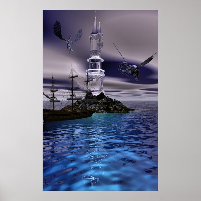 Póster Poster de la Torre Dragon (Frente)