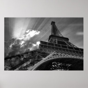 Póster Poster de la torre Eiffel