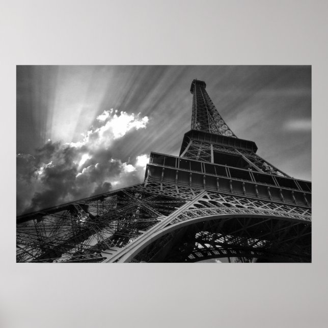 Póster Poster de la torre Eiffel (Frente)