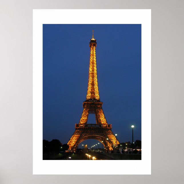 Póster Poster de la Torre Eiffel (Frente)