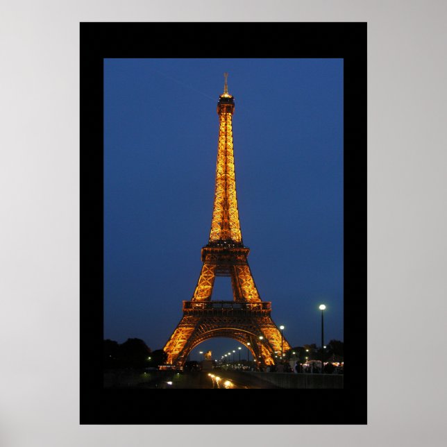 Póster Poster de la Torre Eiffel (Frente)