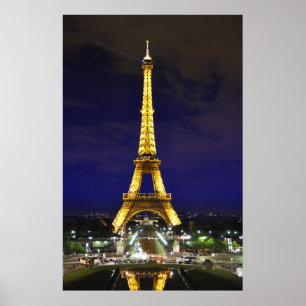 Póster Poster de la torre Eiffel