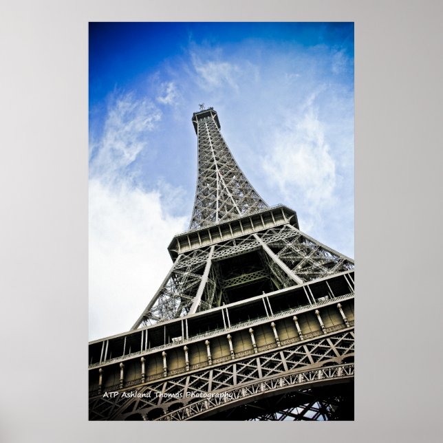 Póster Poster de la Torre Eiffel (Frente)