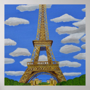 Póster Poster de la Torre Eiffel