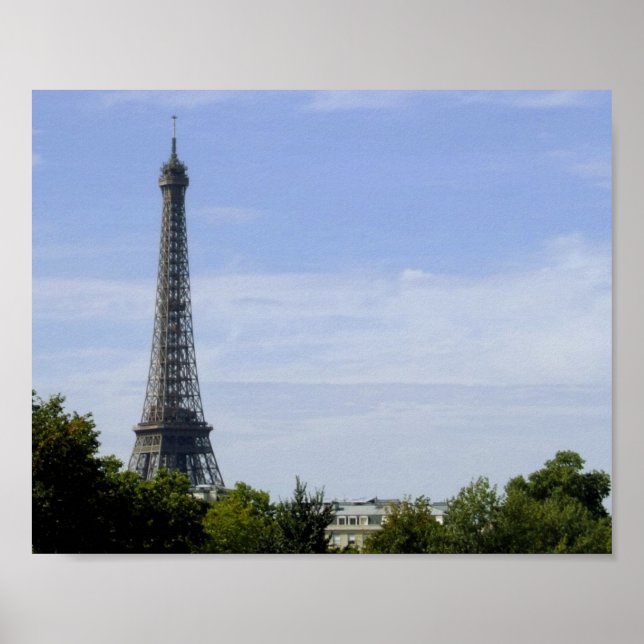 Póster Poster de la Torre Eiffel (Frente)