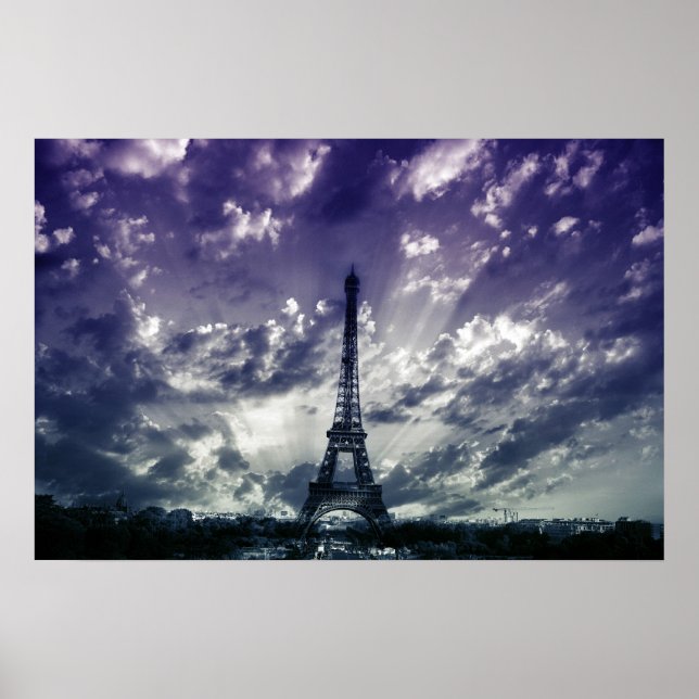 Póster Poster de la torre Eiffel (Frente)