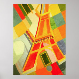 Póster Poster de la torre Eiffel de Roberto Delaunay