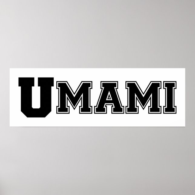 Póster Poster DE LA UNIVERSIDAD DE UMAMI (Frente)