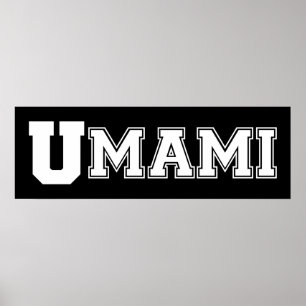 Póster Poster DE LA UNIVERSIDAD DE UMAMI