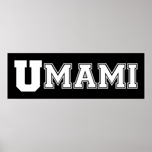 Póster Poster DE LA UNIVERSIDAD DE UMAMI (Frente)