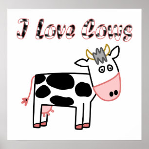 Póster Poster de la vaca