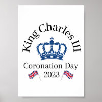 Poster de la ventana de coronación de King Charles
