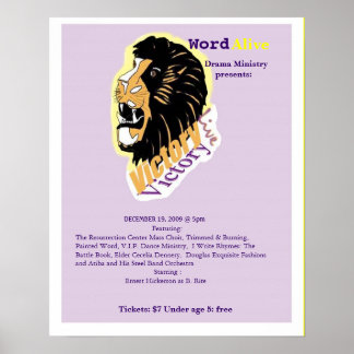 Póster Poster de la victoria...