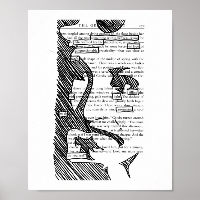 Póster Poster de la Vida del Amor (El Gran Gatsby) (Frente)