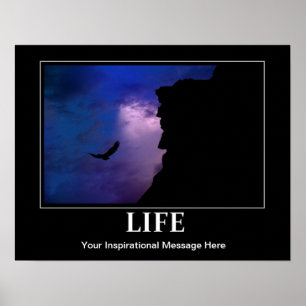 Póster Poster de la vida, inspiración/motivación, msg d