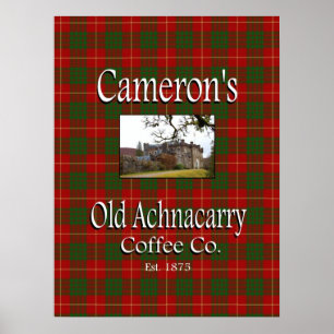 Póster Poster de la vieja achnacarry de Cameron